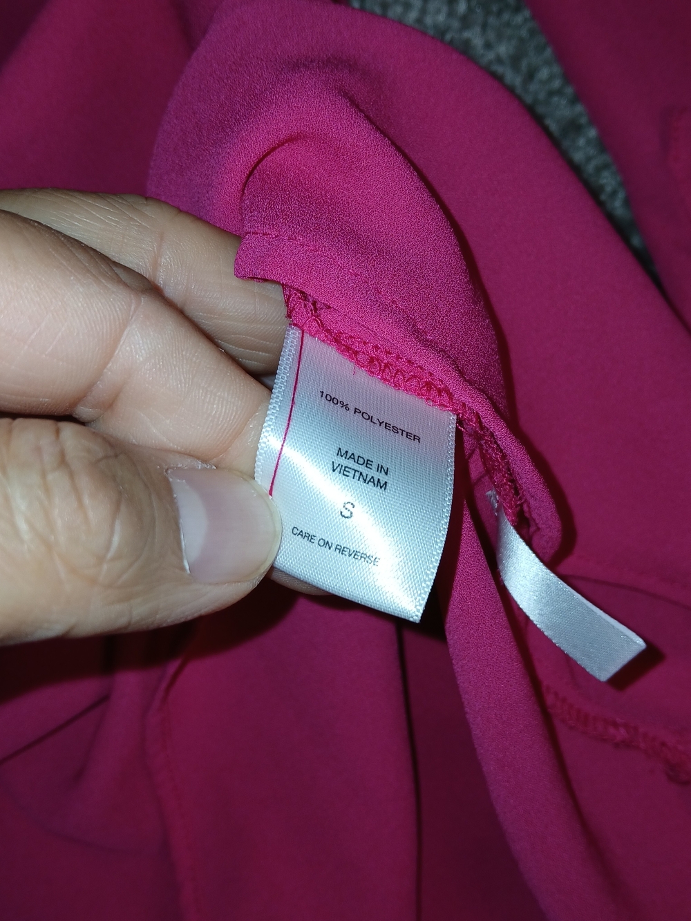 NY&Co SOHO Pink V-Neck Long Sleeve Blouse Business Casual Shirt - Small - Picture 6 of 13